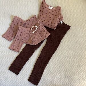 Zara 2piece set floral top and bottom